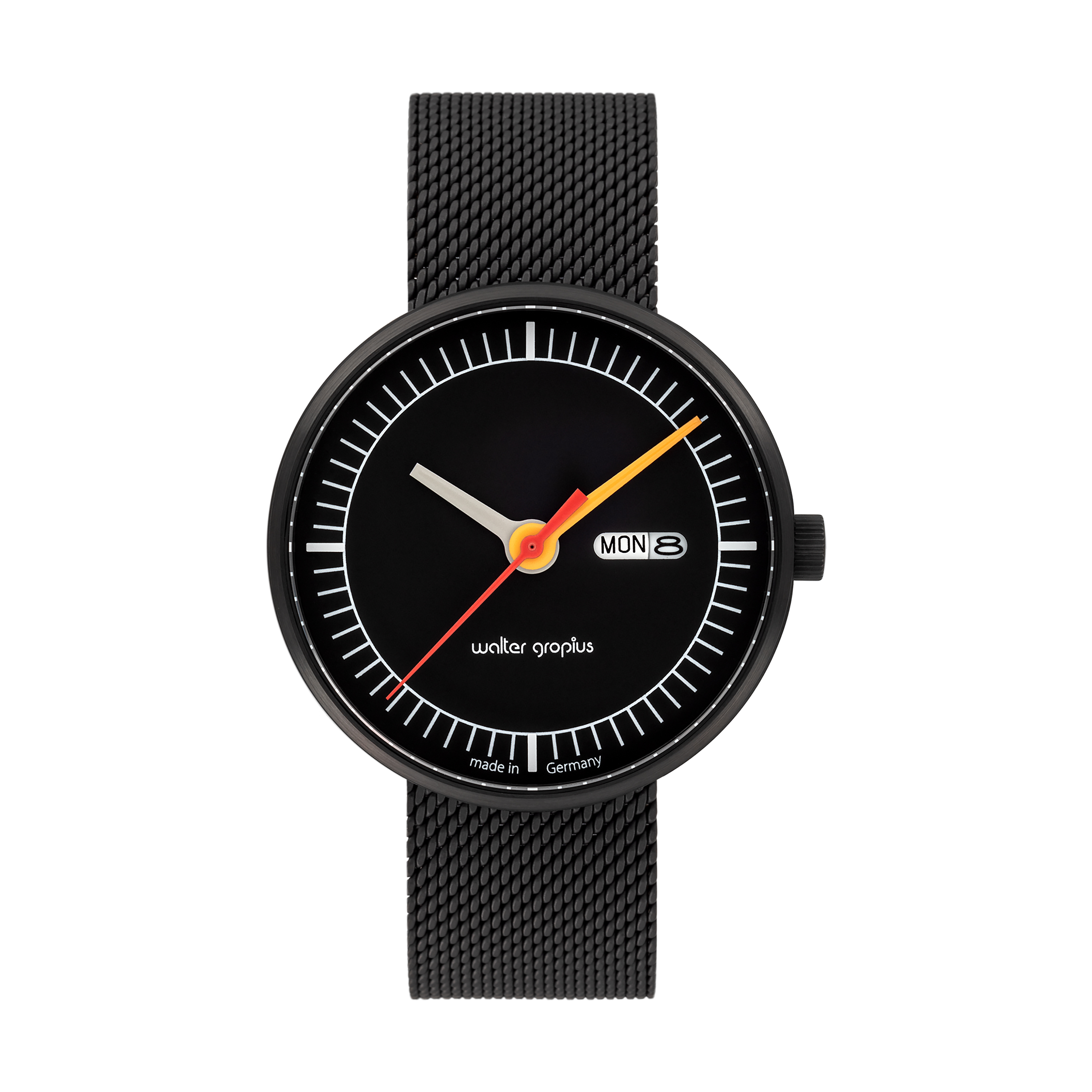 Armbanduhr Walter Gropius - Classic Date Edelstahl