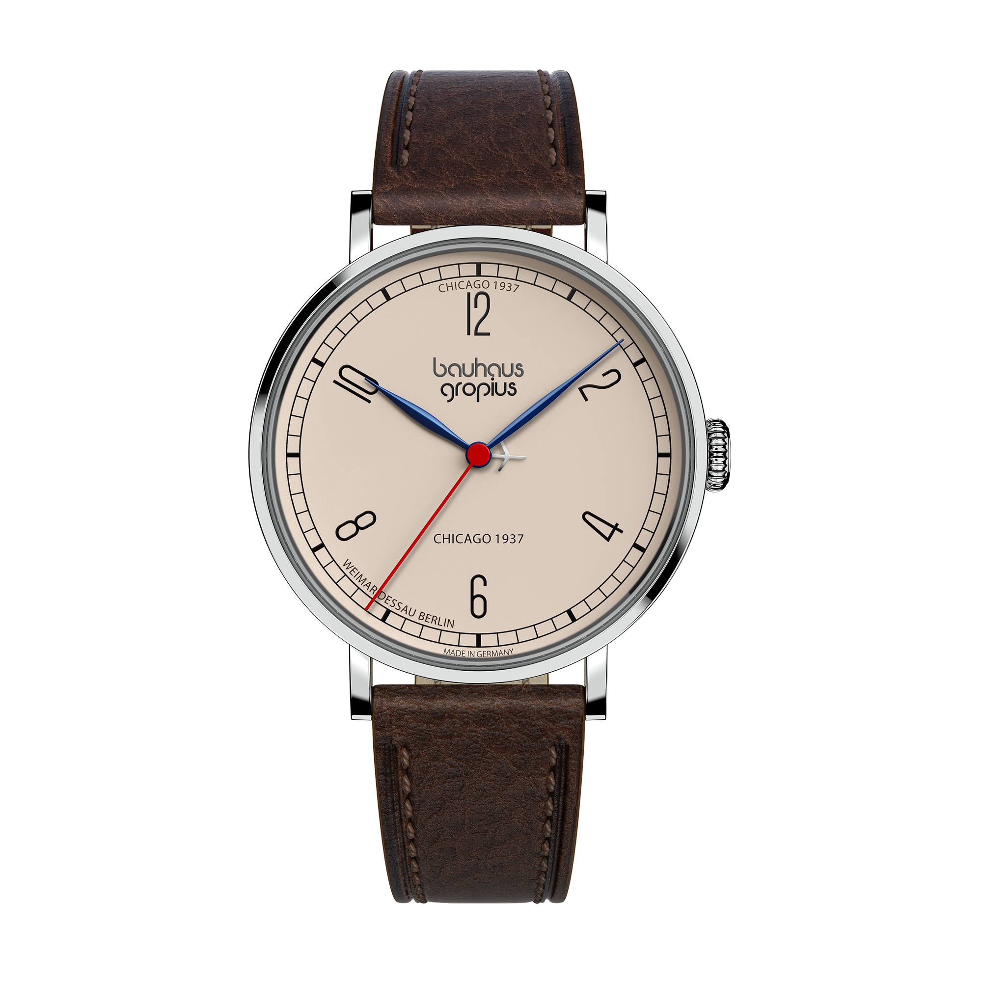 Armbanduhr Walter Gropius - Chicago 1937 - Limited Edition beige