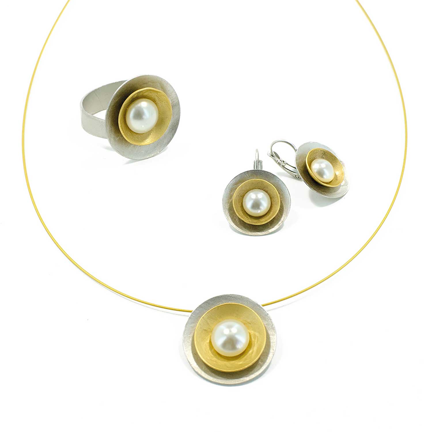 Schmuckset | Rhodiniert vergoldet | Classics