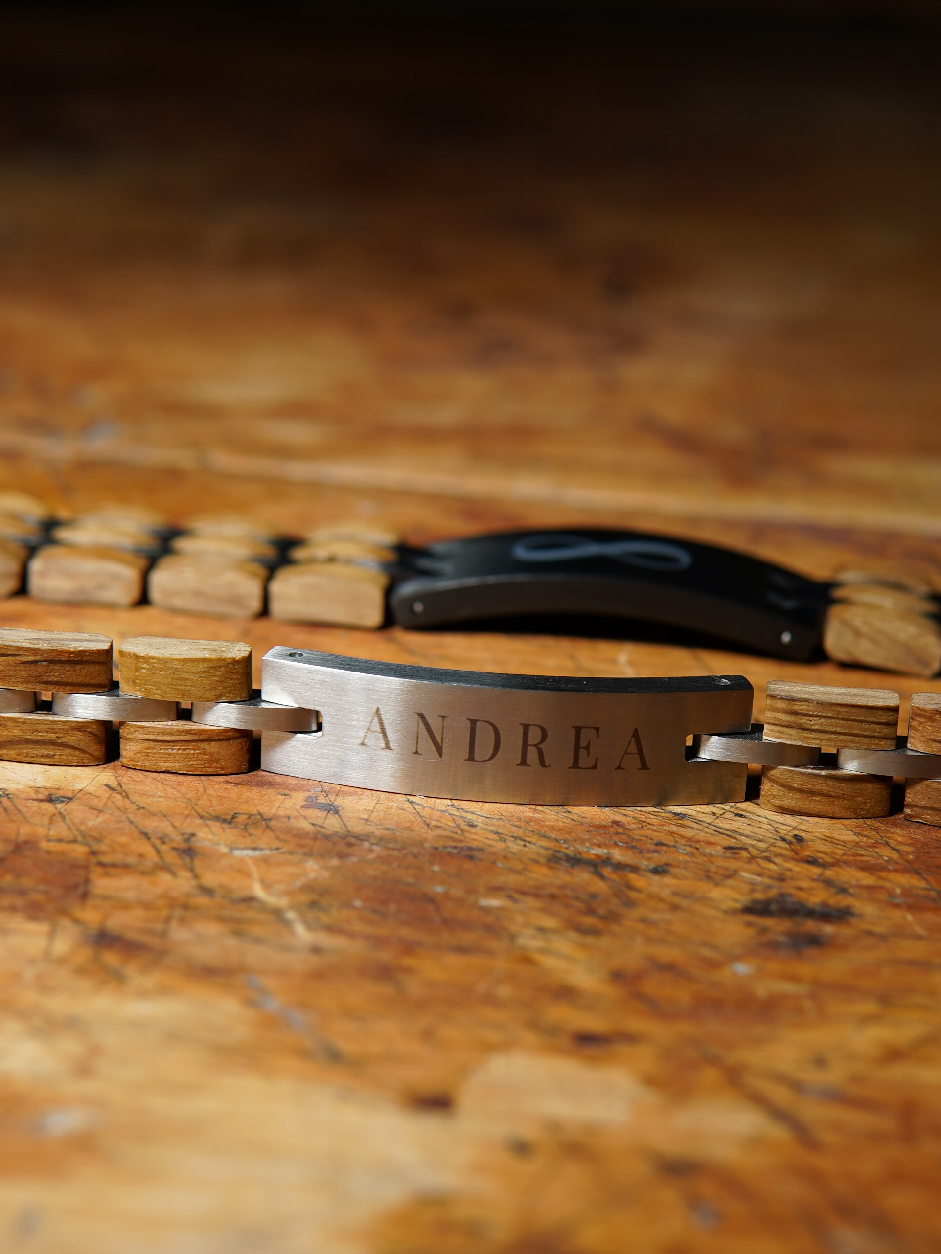 Armband | unisex aus Holz | Premium Walnuss