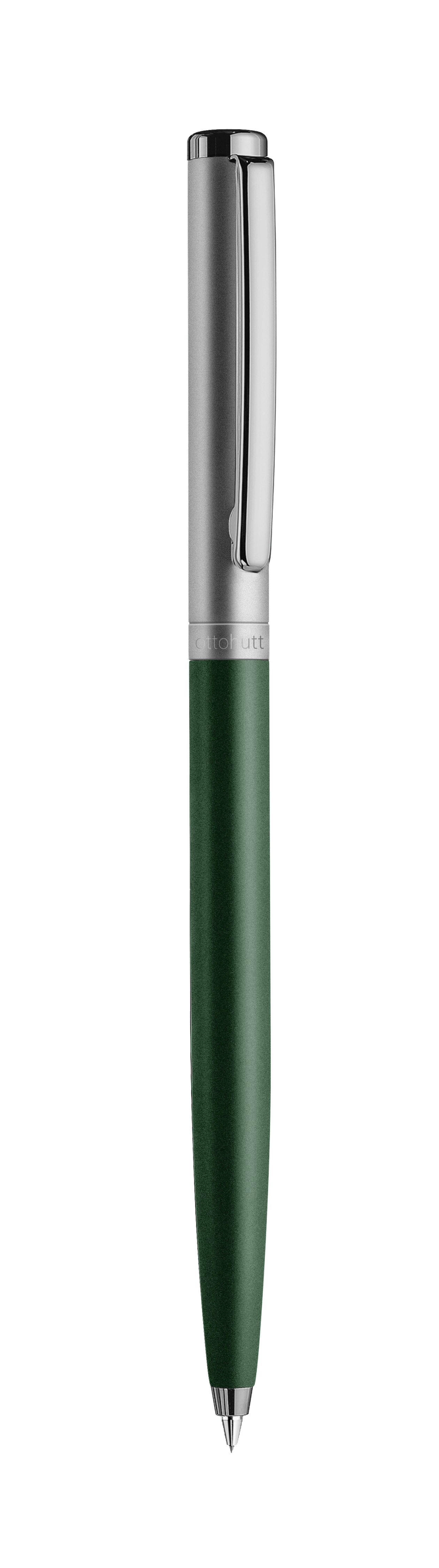Kugelschreiber grün matt/Ruthenium matt - Design 01