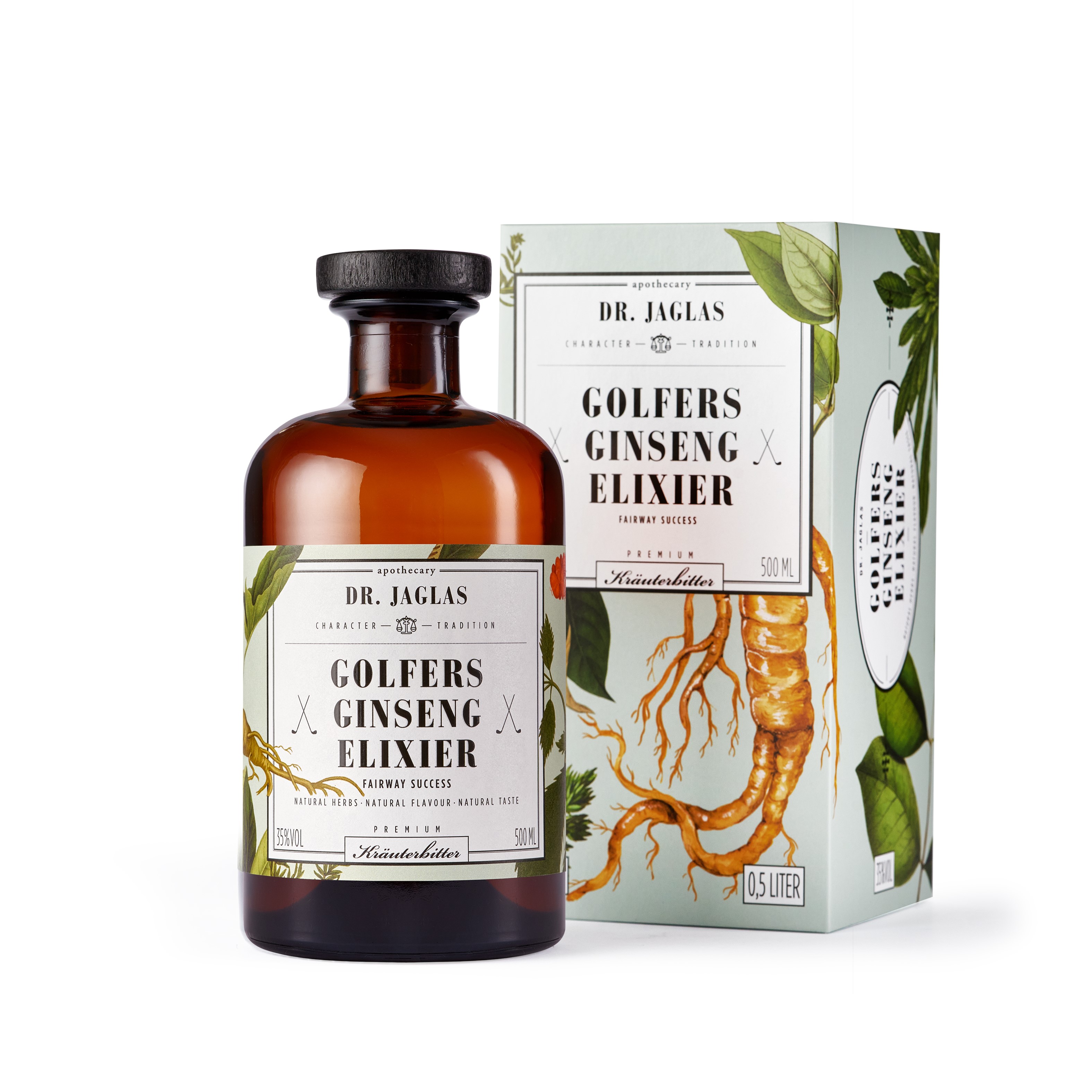 Premium Kräuterbitter – Golfers Ginseng Elixier