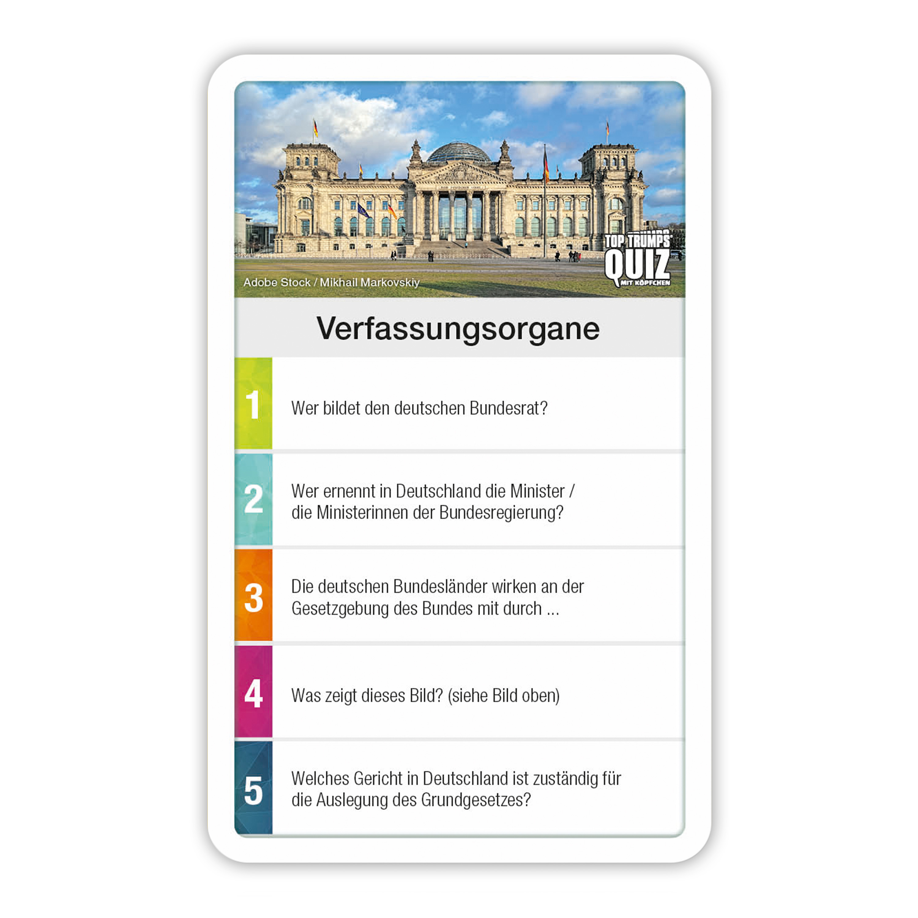 Top Trumps Quiz - Deutschland