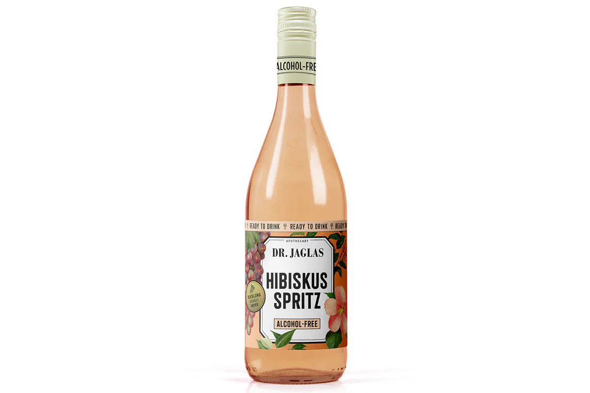 Alkoholfreier Aperitif – Hibiskus Spritz 