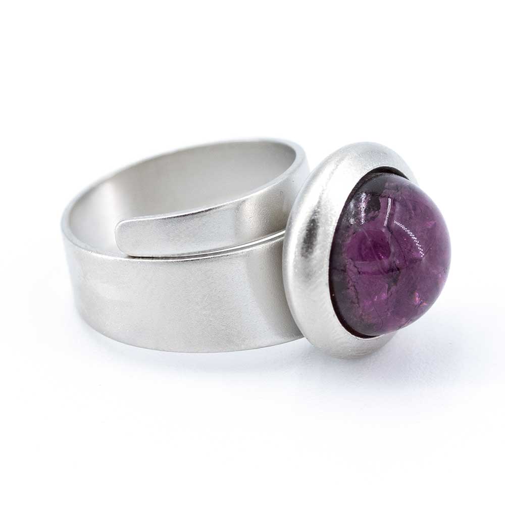 Ring gewölbt lila – Bohemia