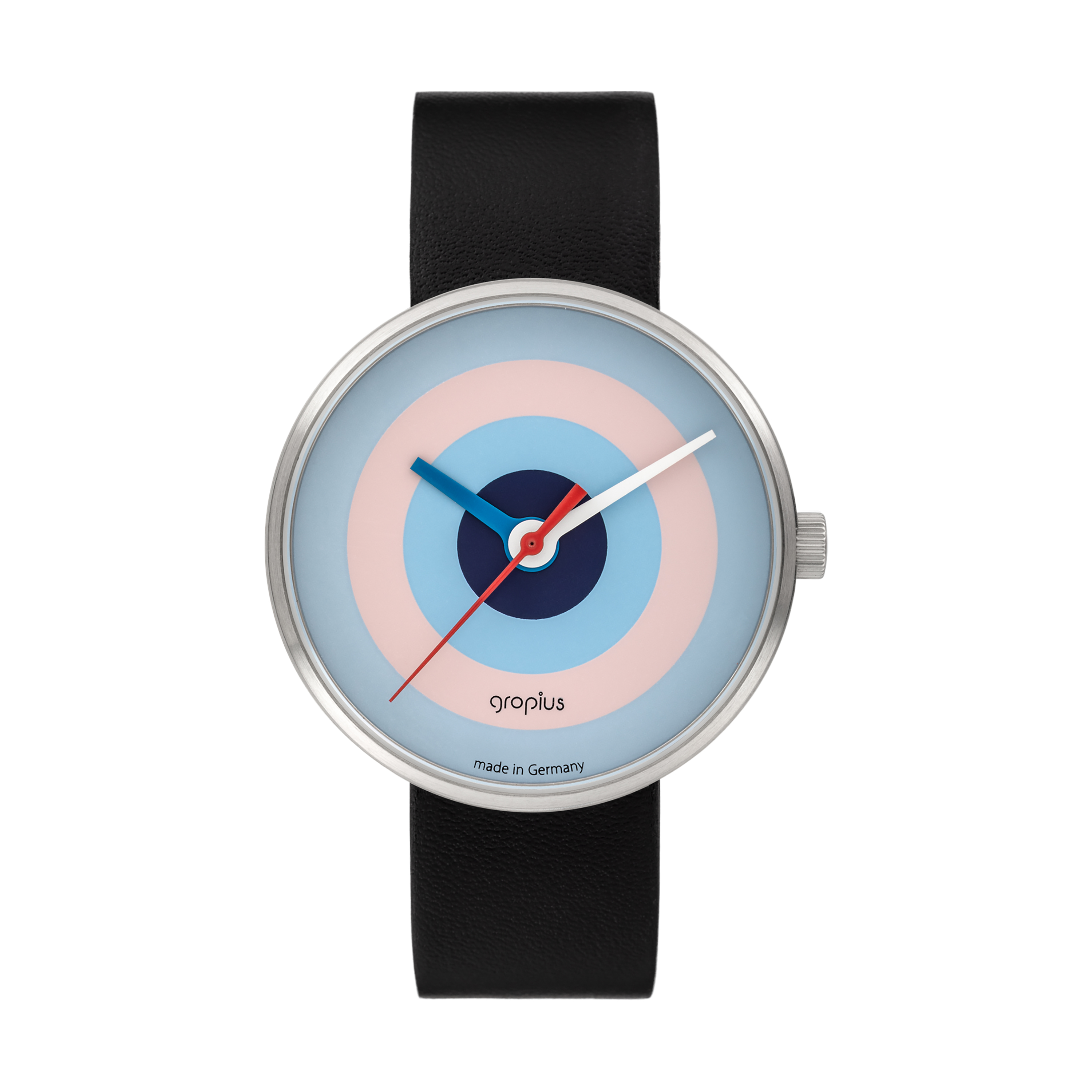 Armbanduhr Walter Gropius - J. Albers blau-rosa