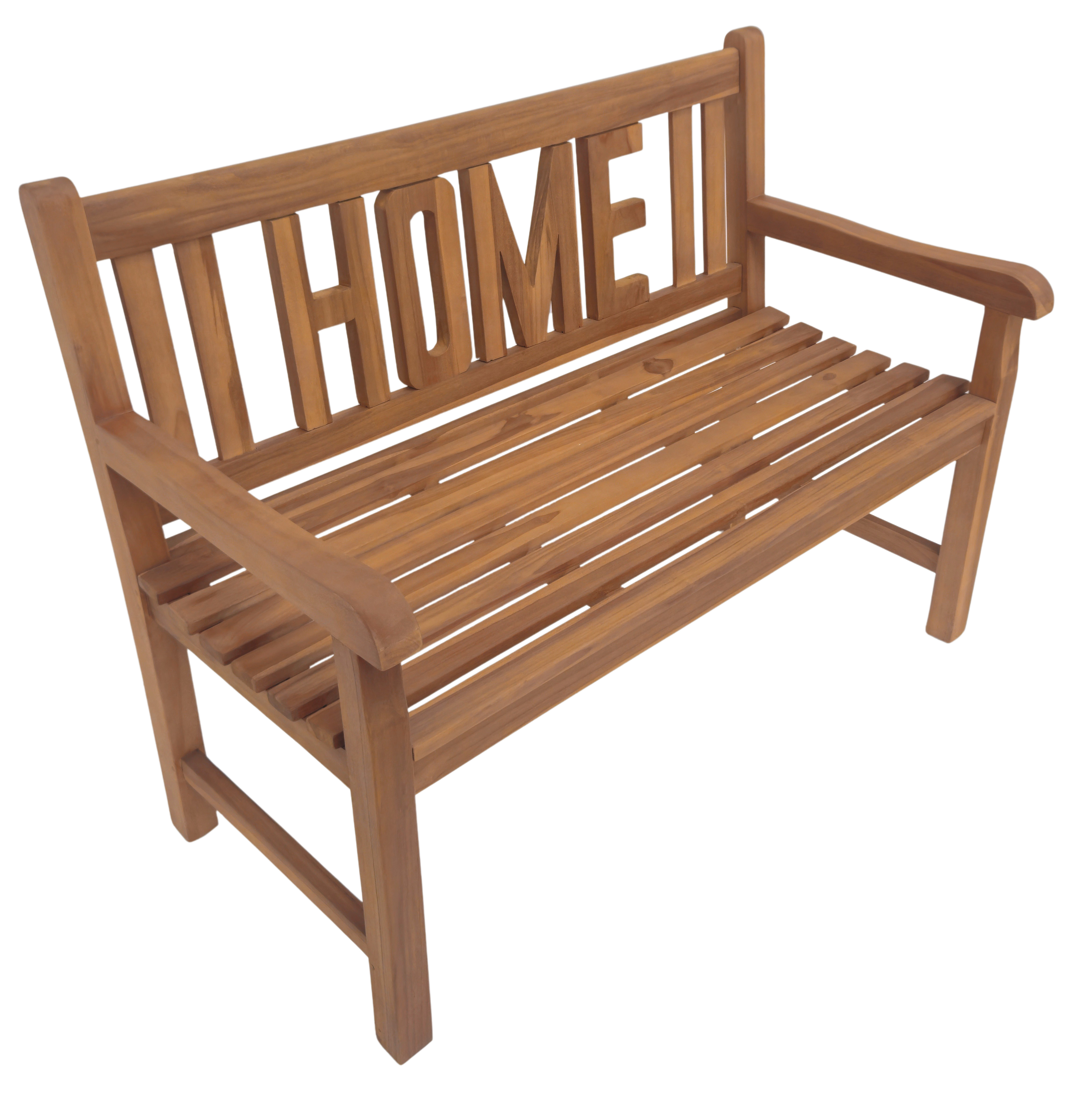 Gartenbank aus Teakholz – HOME