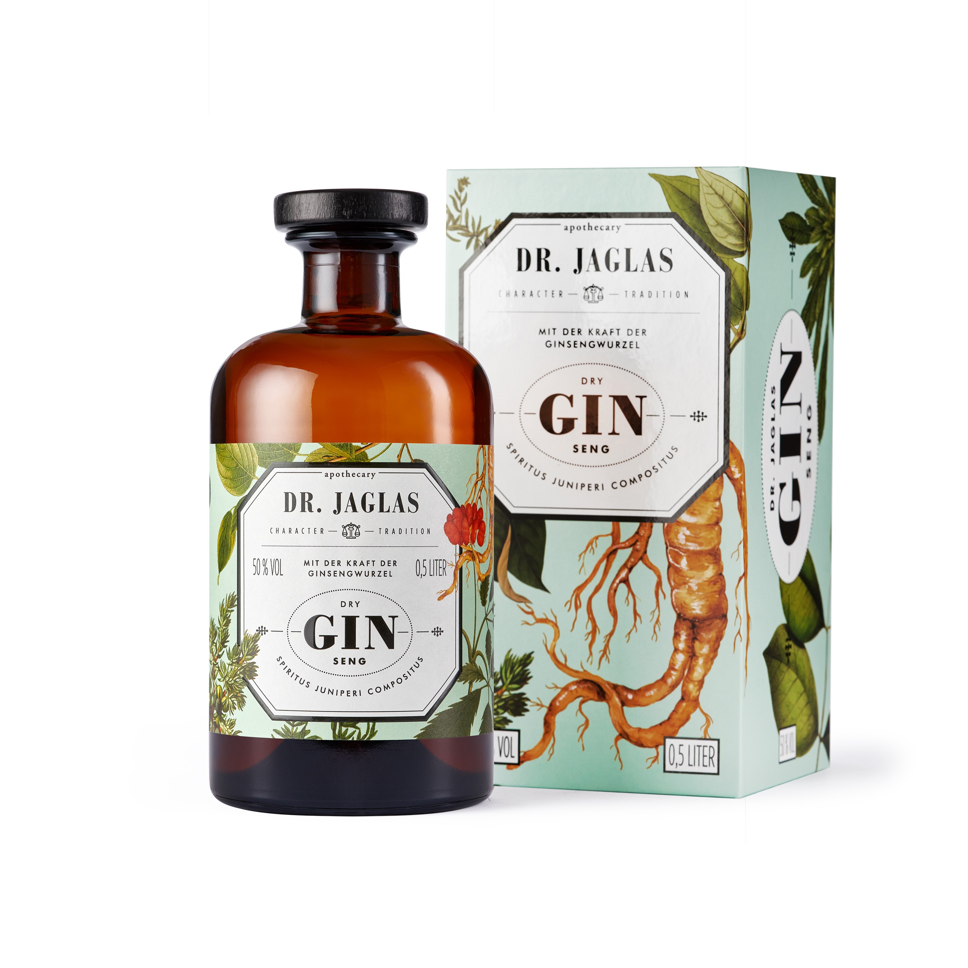 Dry Gin mit Ginseng – Navy Gin 