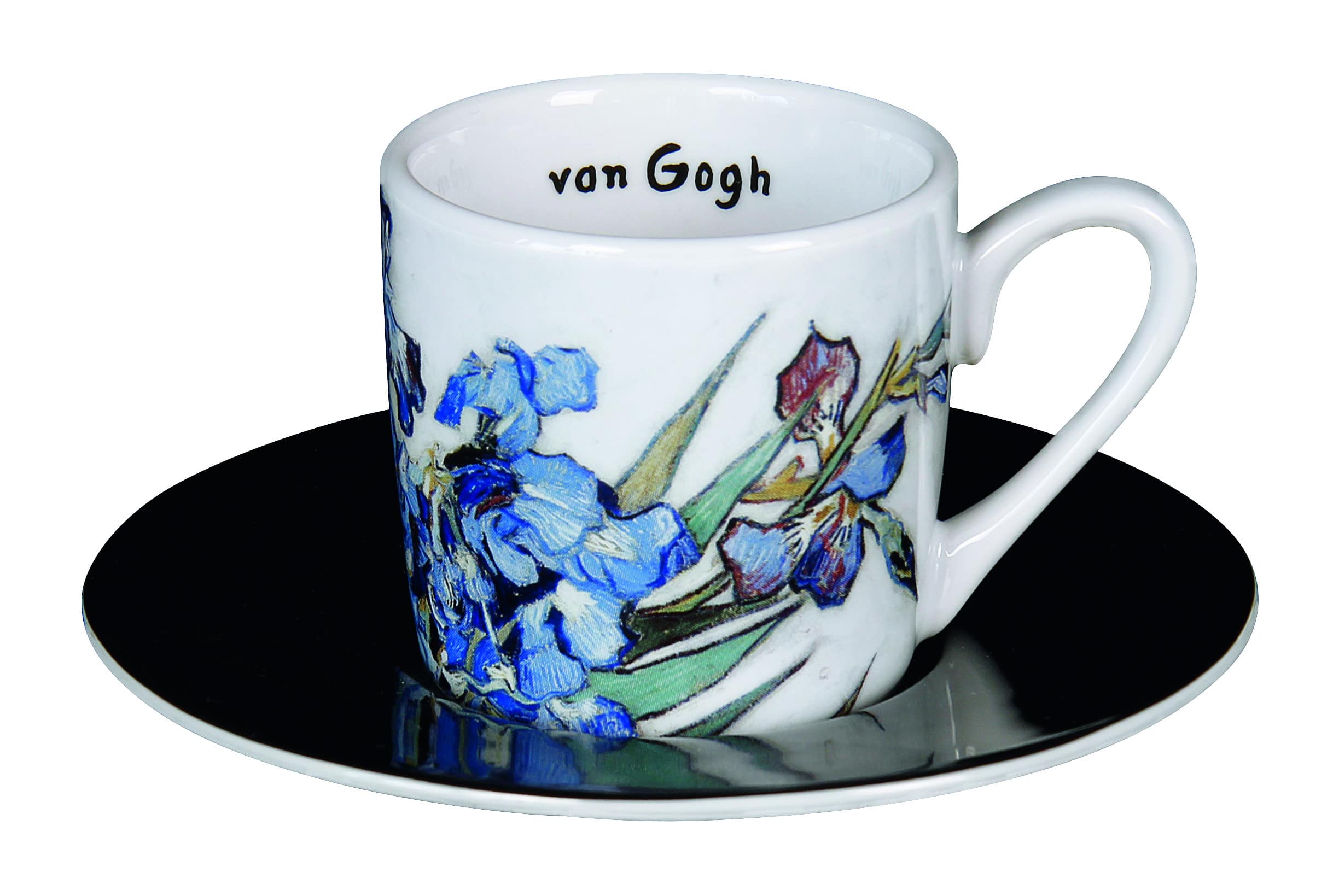 Espressotassen mit Künstlermotiven im 4er-Set - Vincent van Gogh