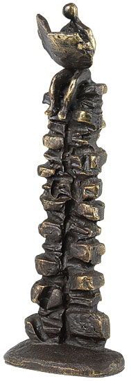Gerard: Skulptur "Zeitungsleser"