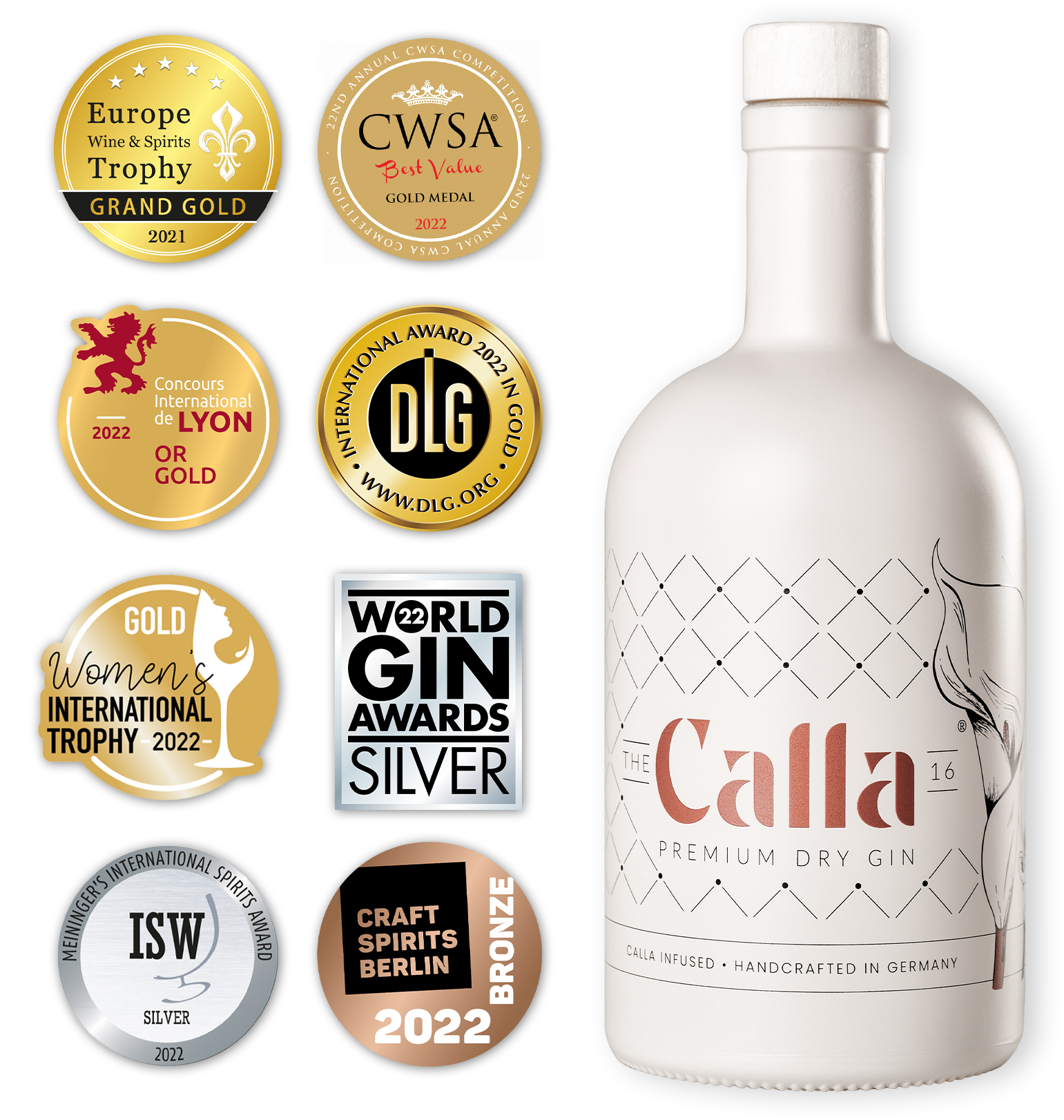 The Calla 16 Premium Dry Gin - Ruhrpott Gin