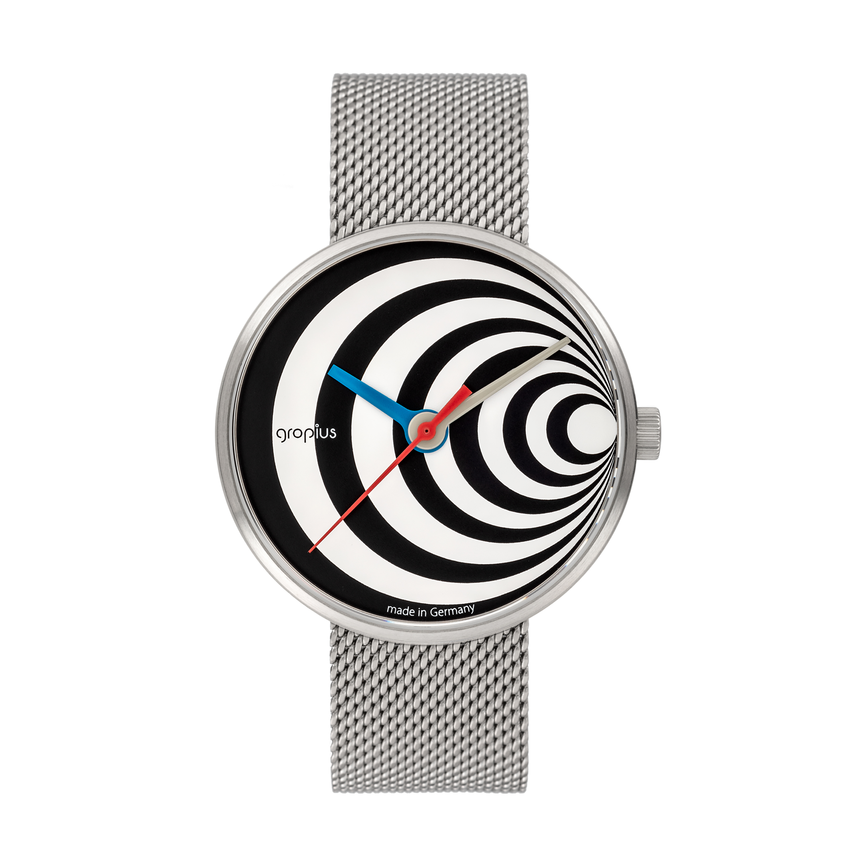 Armbanduhr Walter Gropius - Excentric Edelstahl schwarz