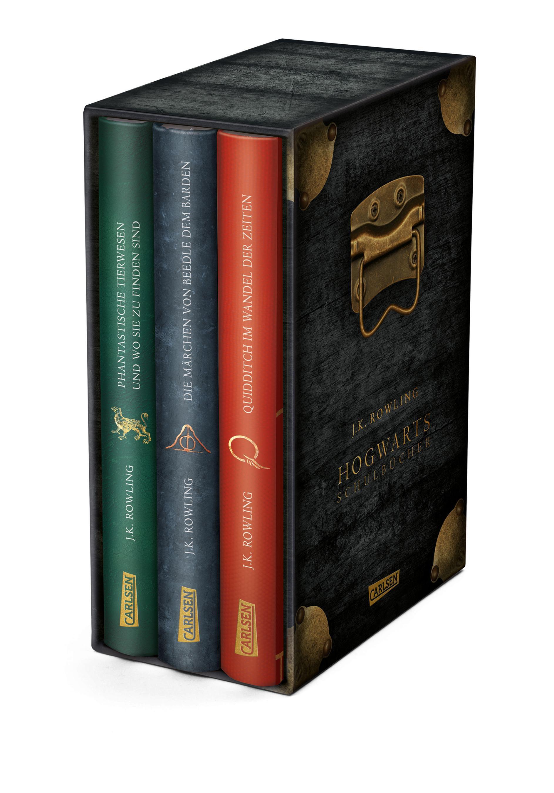 Hogwarts-Schulbücher: Die Hogwarts-Schulbücher im Schuber Endlich auch für Muggel! | Ideal zum Verschenken an wissbegierige Hexen, Magier und alle Harry-Potter-Fans