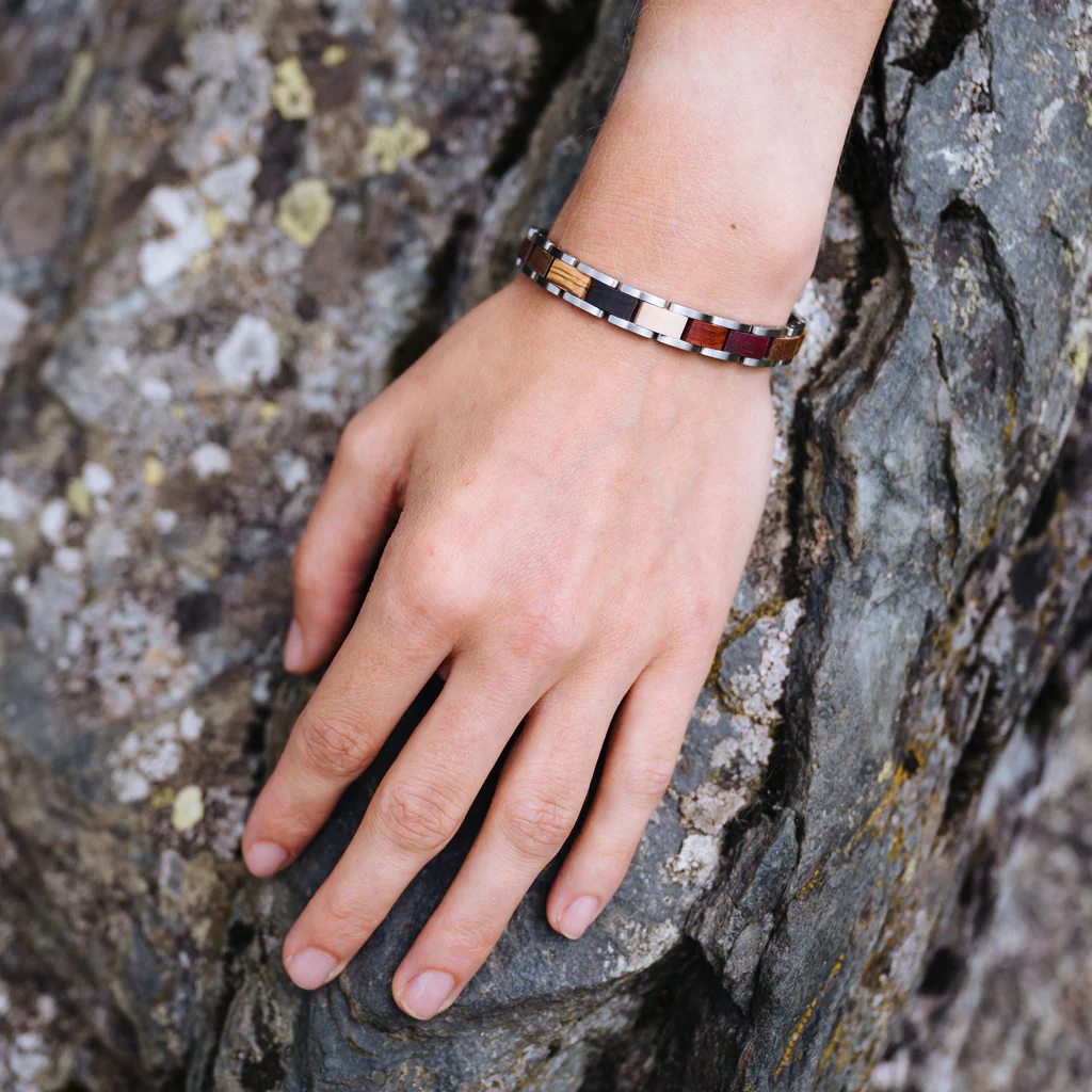 Armband | Damen | aus Holz – Premium Bunt