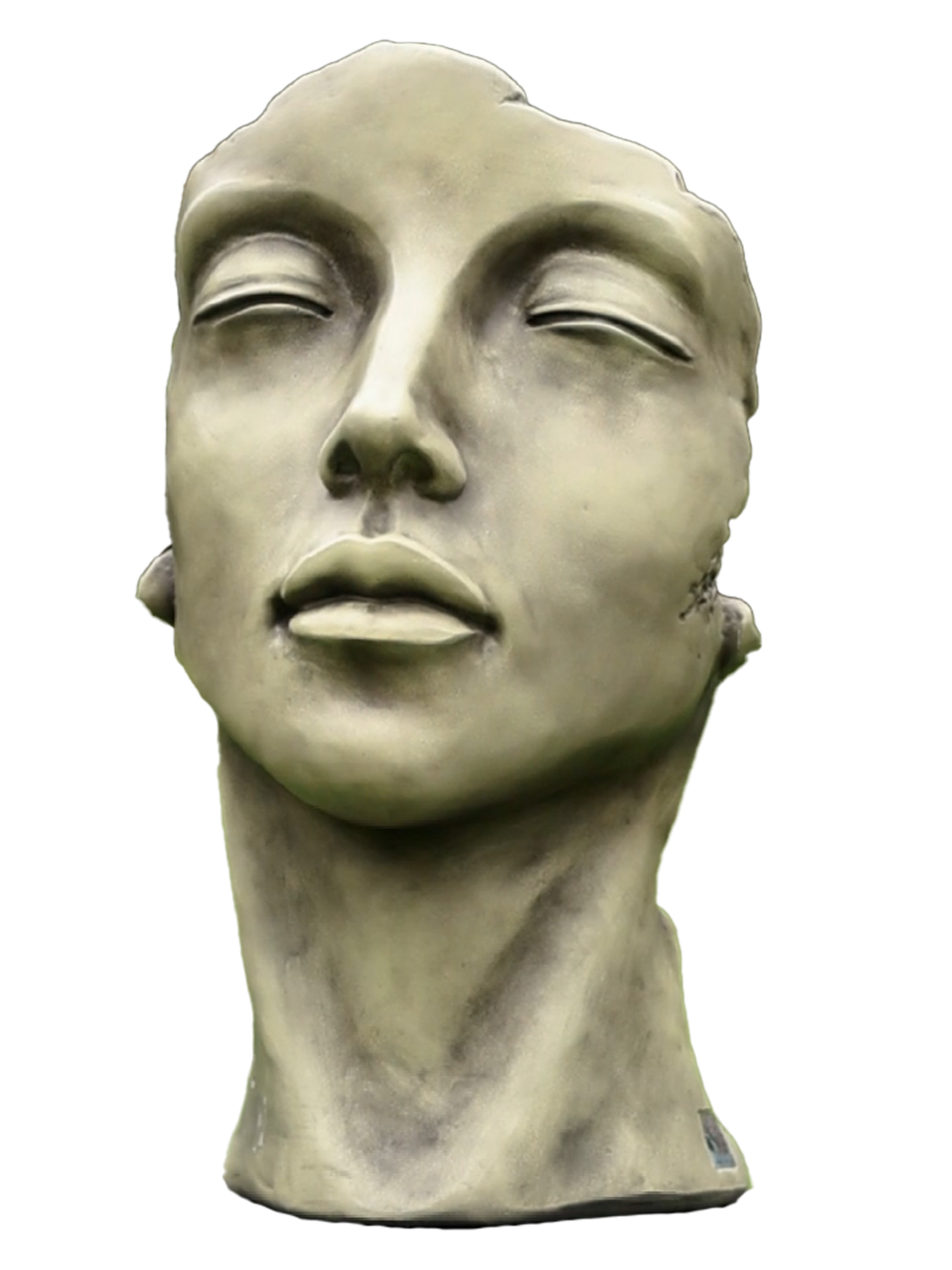 Skulptur Gesicht FRAU | Kunststein