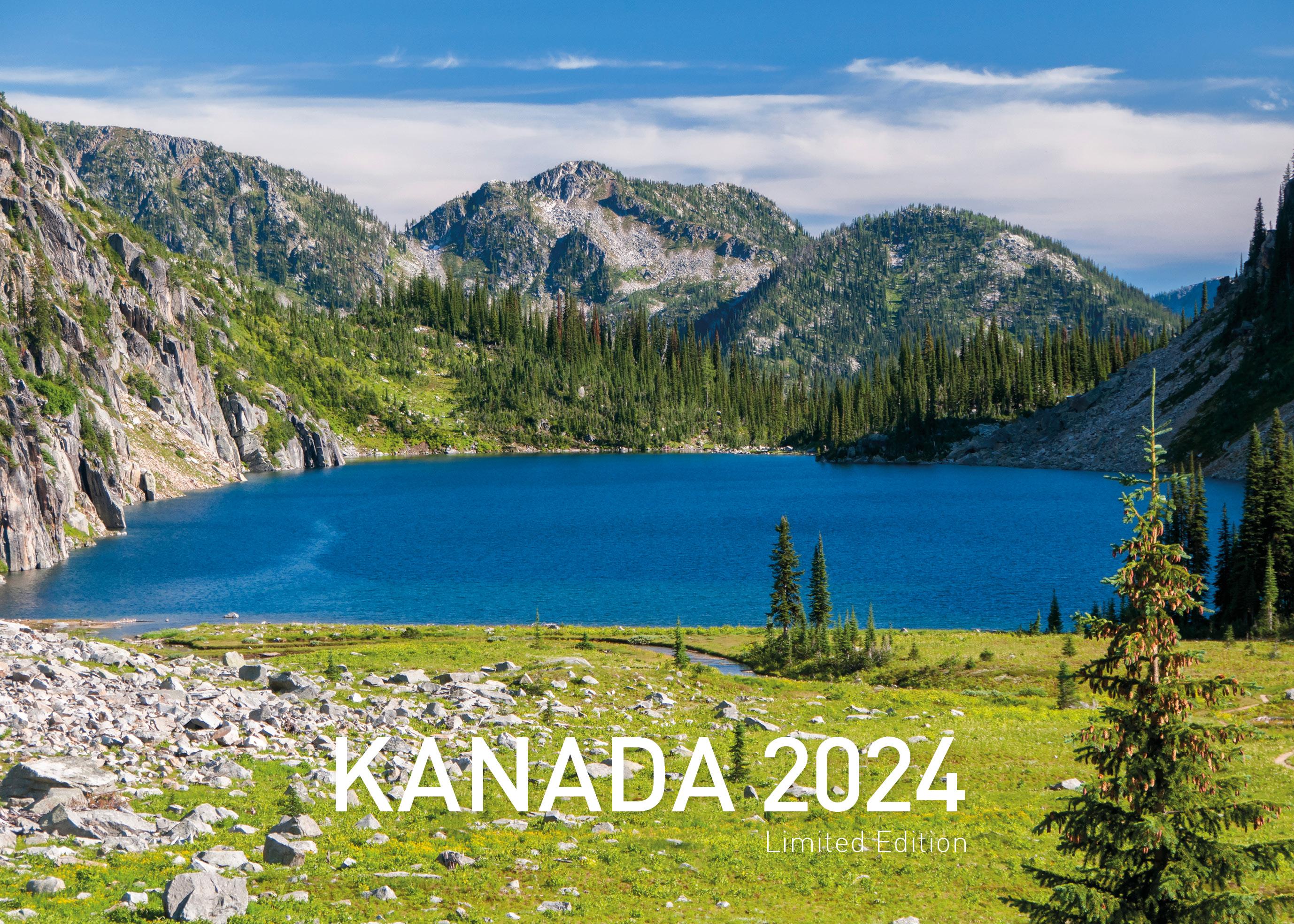 360° Kanada Exklusivkalender 2024 Maße (B/H): 70 x 50 cm, Fotokalender, 360° Exklusivkalender 2024, Limited Edition (70 x 50 cm)