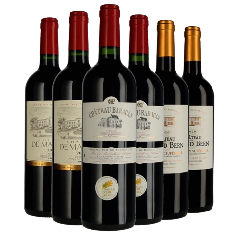 Weinpaket "Weltberühmte Weinschlösser" aus Bordeaux