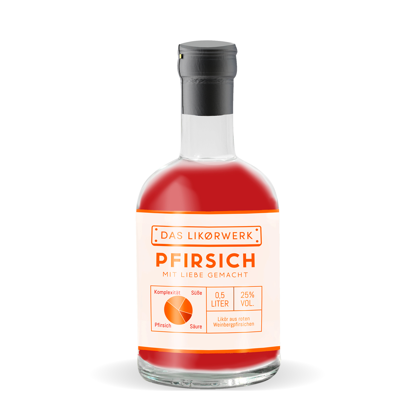 Likör – Roter Weinbergpfirsichlikör 0,5 l