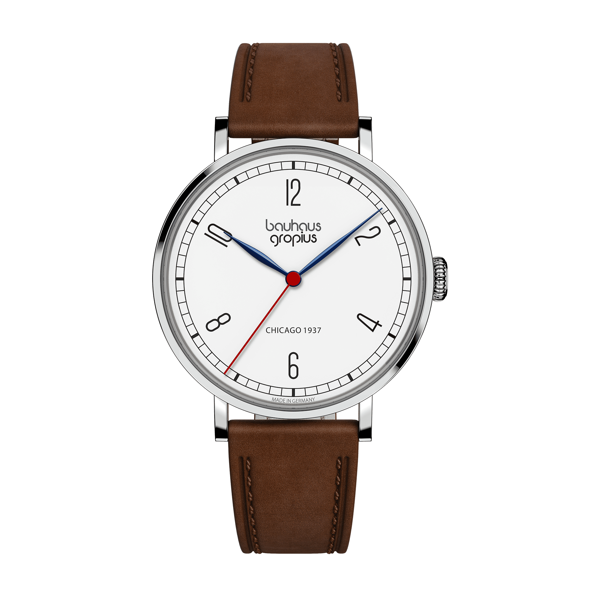 Armbanduhr Walter Gropius - Chicago weiß