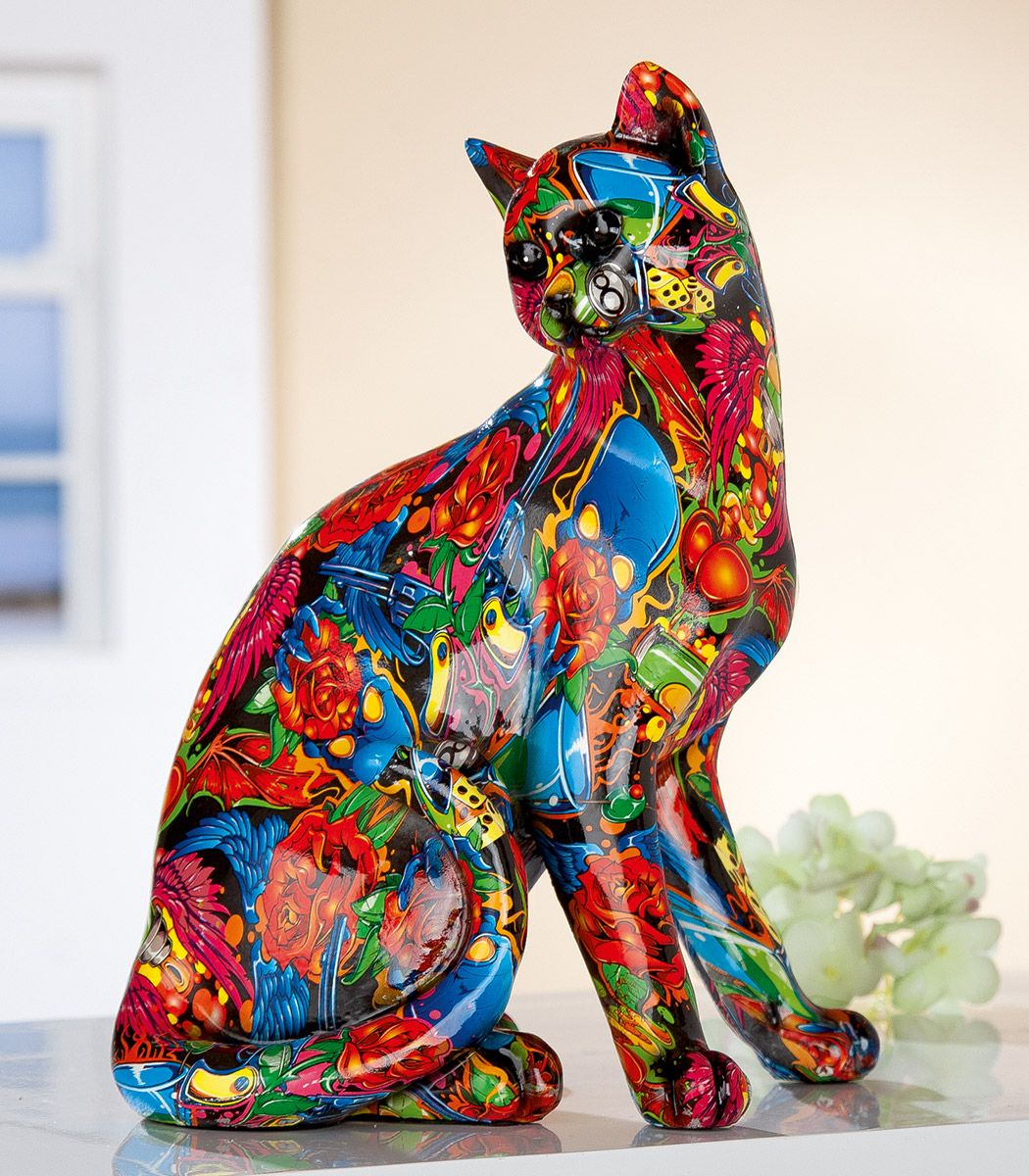 Katzen-Figur "Streetart"