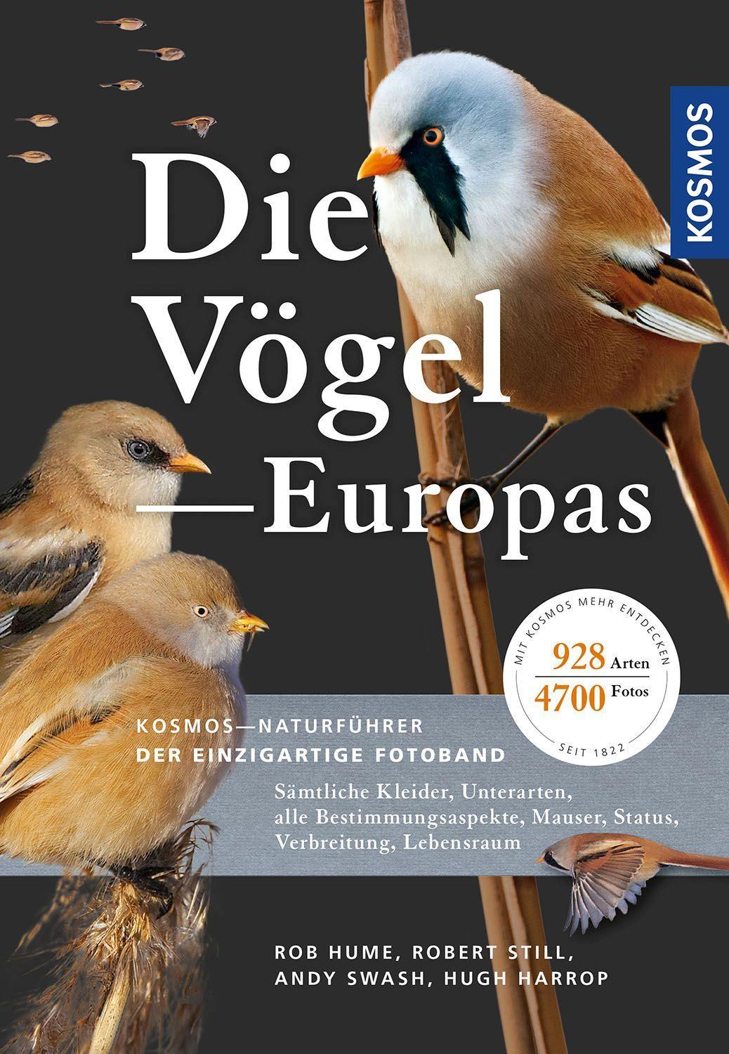 Die Vögel Europas Sämtliche Kleider, Unterarten, alle Bestimmungsaspekte, Mauser, Status, Verbreitung, Lebensraum