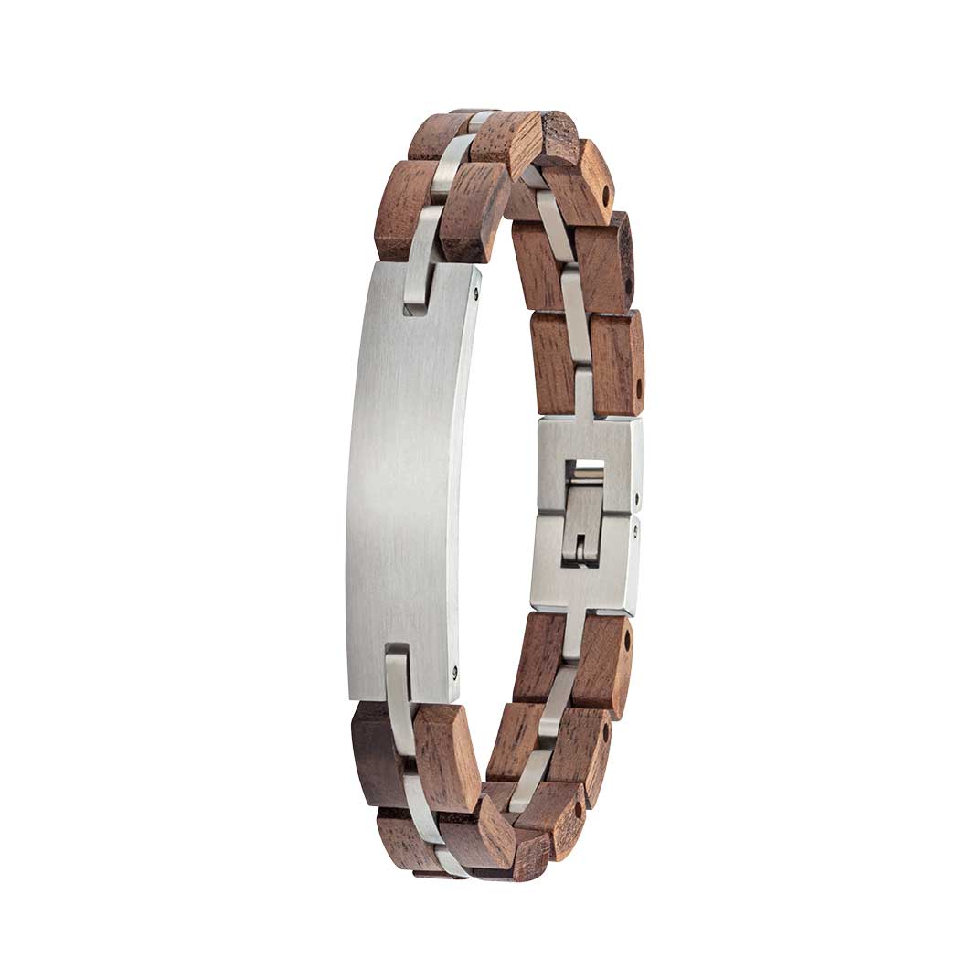 Armband | unisex aus Holz | Premium Walnuss