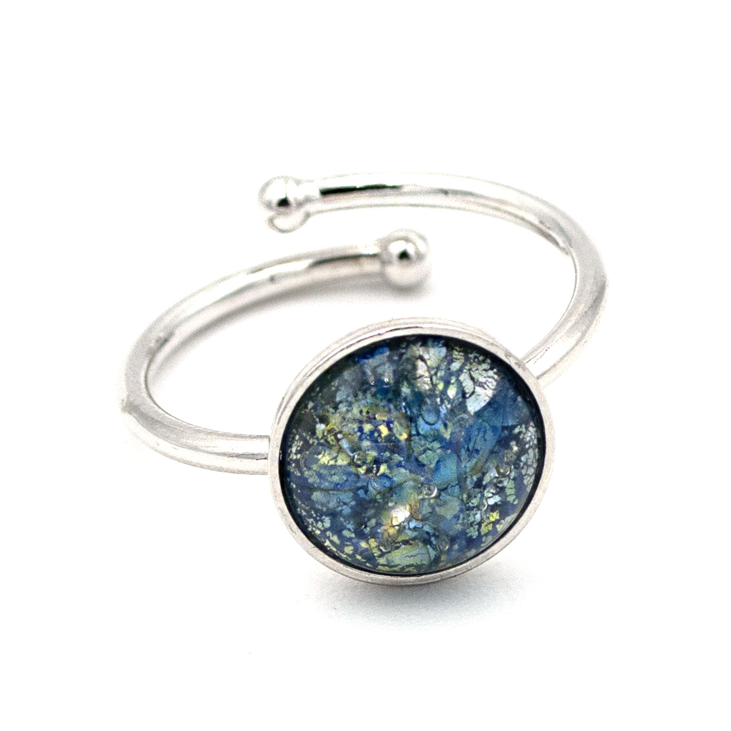 Ring "Bohemia" - aqua
