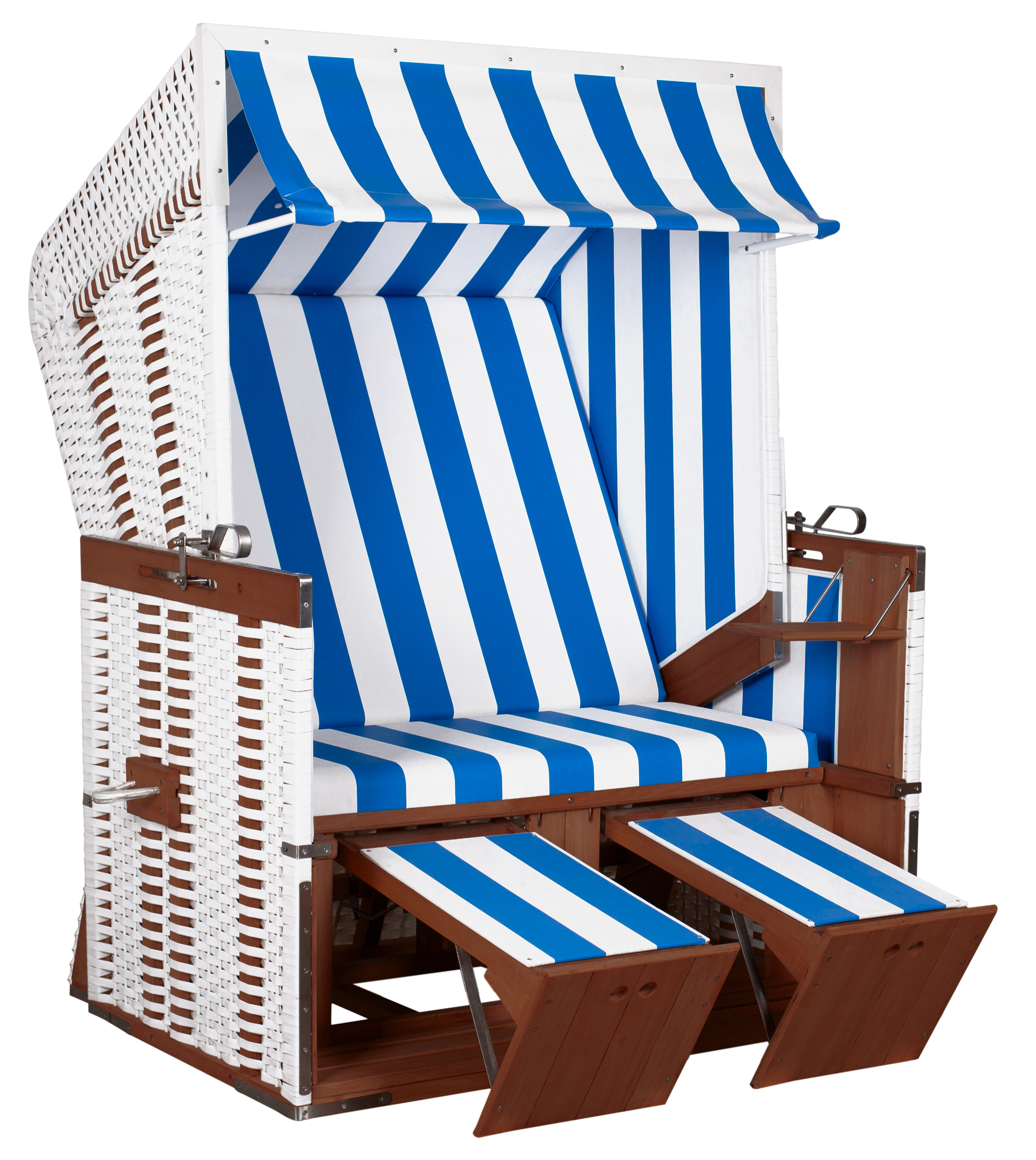 Strandkorb aus Mahagoniholz 2 Sitzer – Sylt