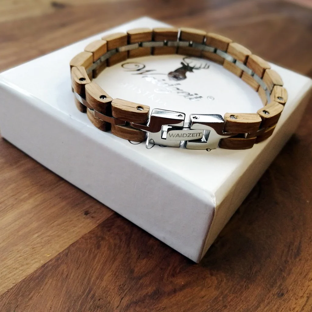 Armband | unisex aus Holz | Premium Walnuss