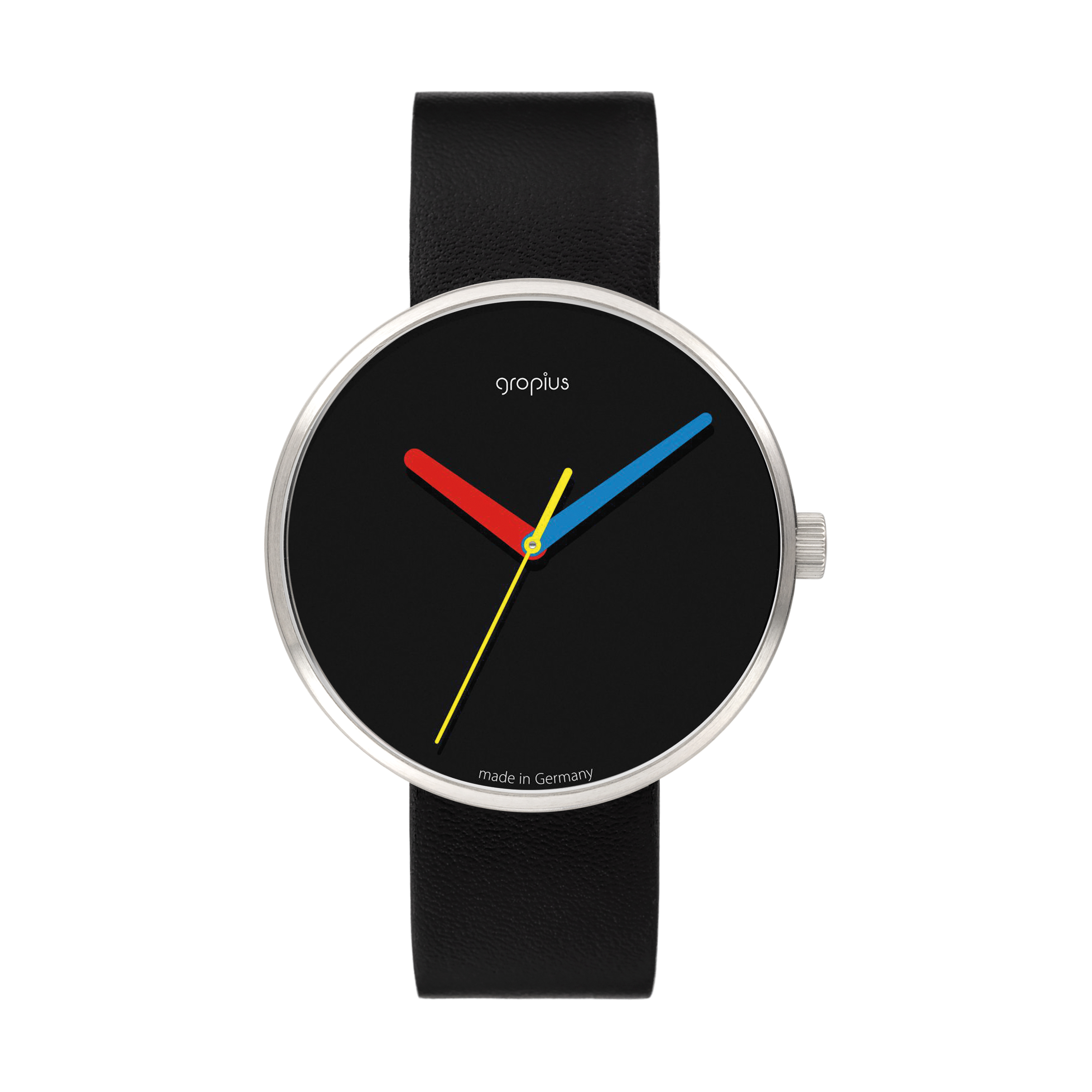 Armbanduhr | schwarz | Simplex - Walter Gropius