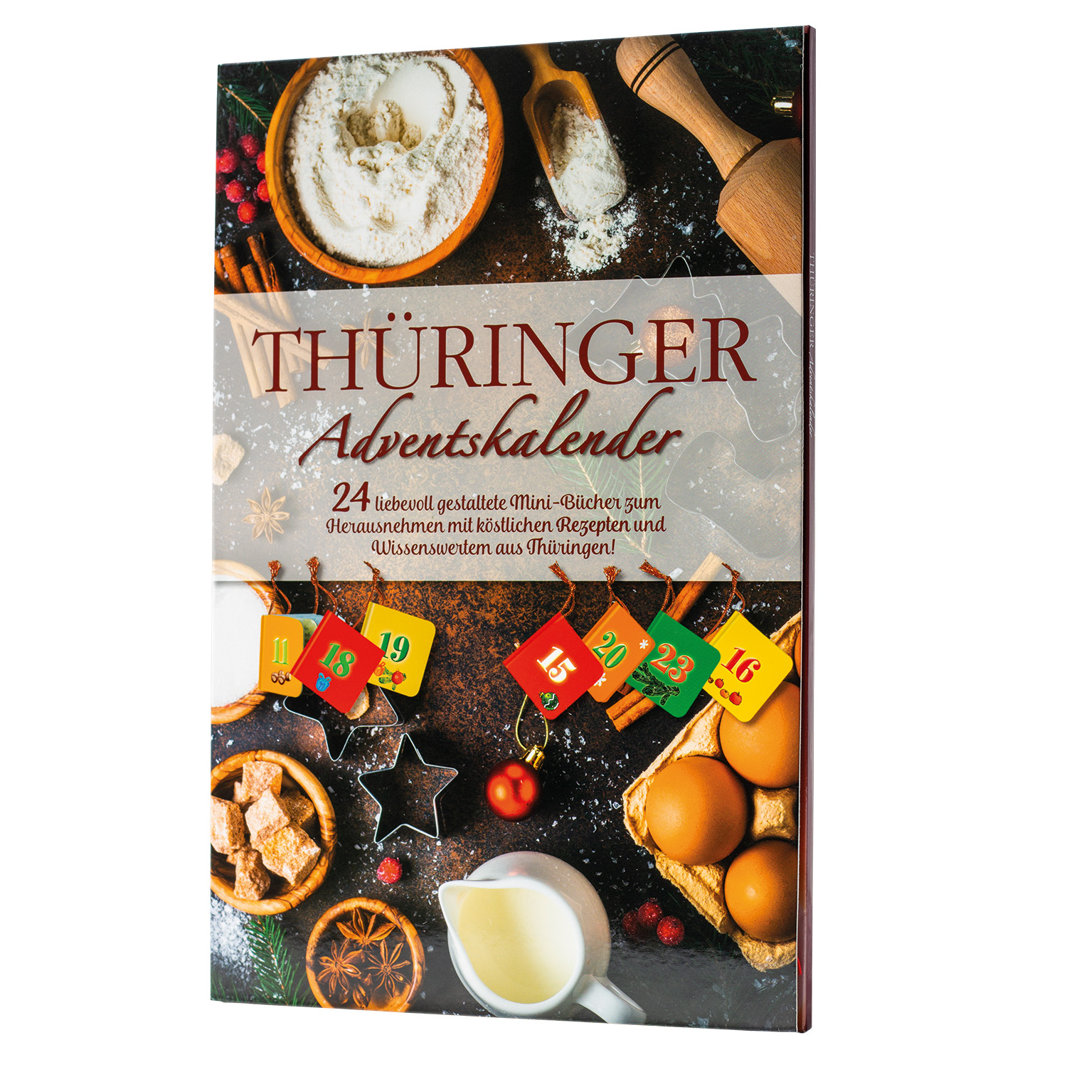 Adventskalender Thüringen - 24 Mini-Bücher