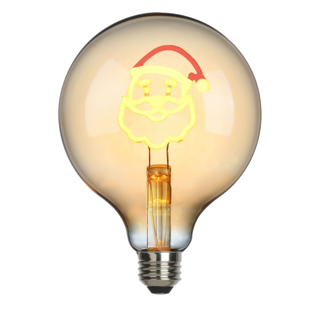 LED-Filament Leuchtmittel Weihnachten inkl. CUBIC Sockel – 5 Motive