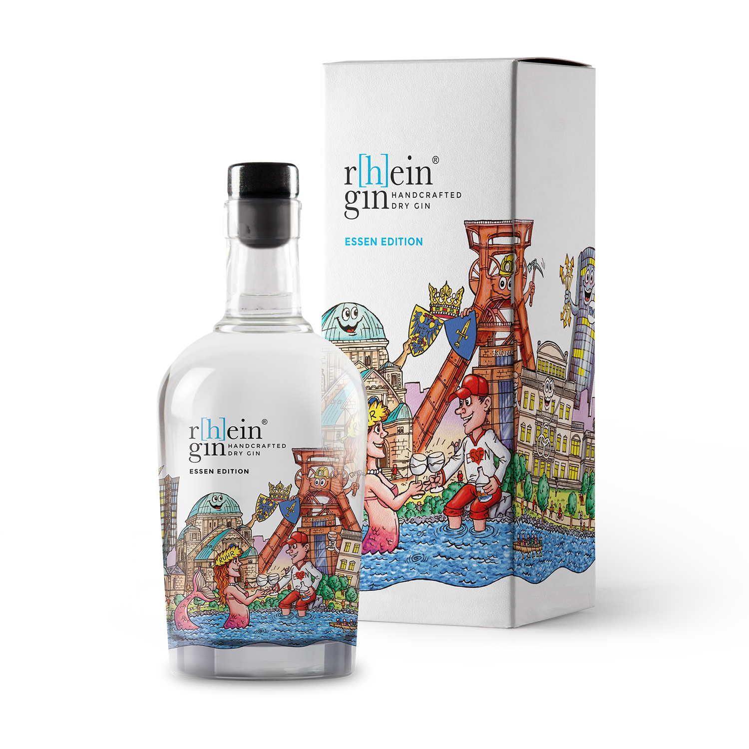 Handcrafted Dry Gin - r[h]eingin - Tilly Essen Edition