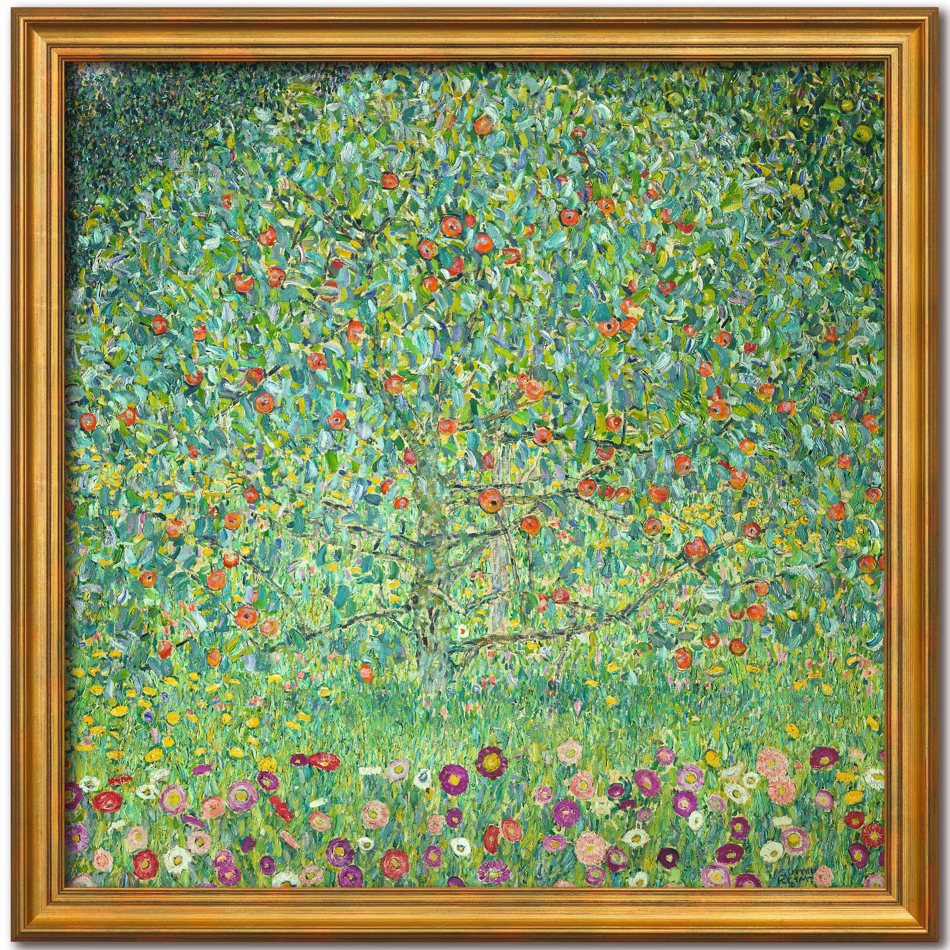 Gemälde "Apfelbaum I" (1912), gerahmt – Gustav Klimt