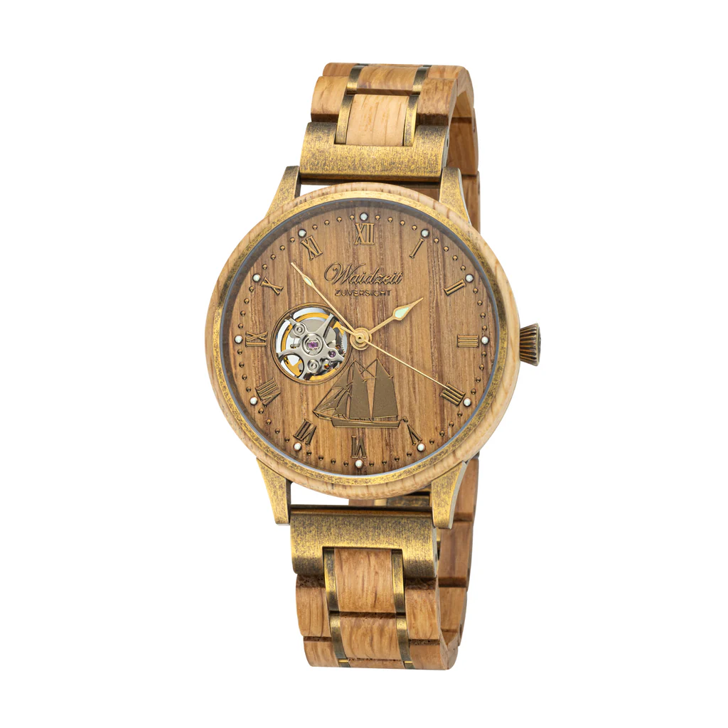 Zuversicht Automatikuhr Holz