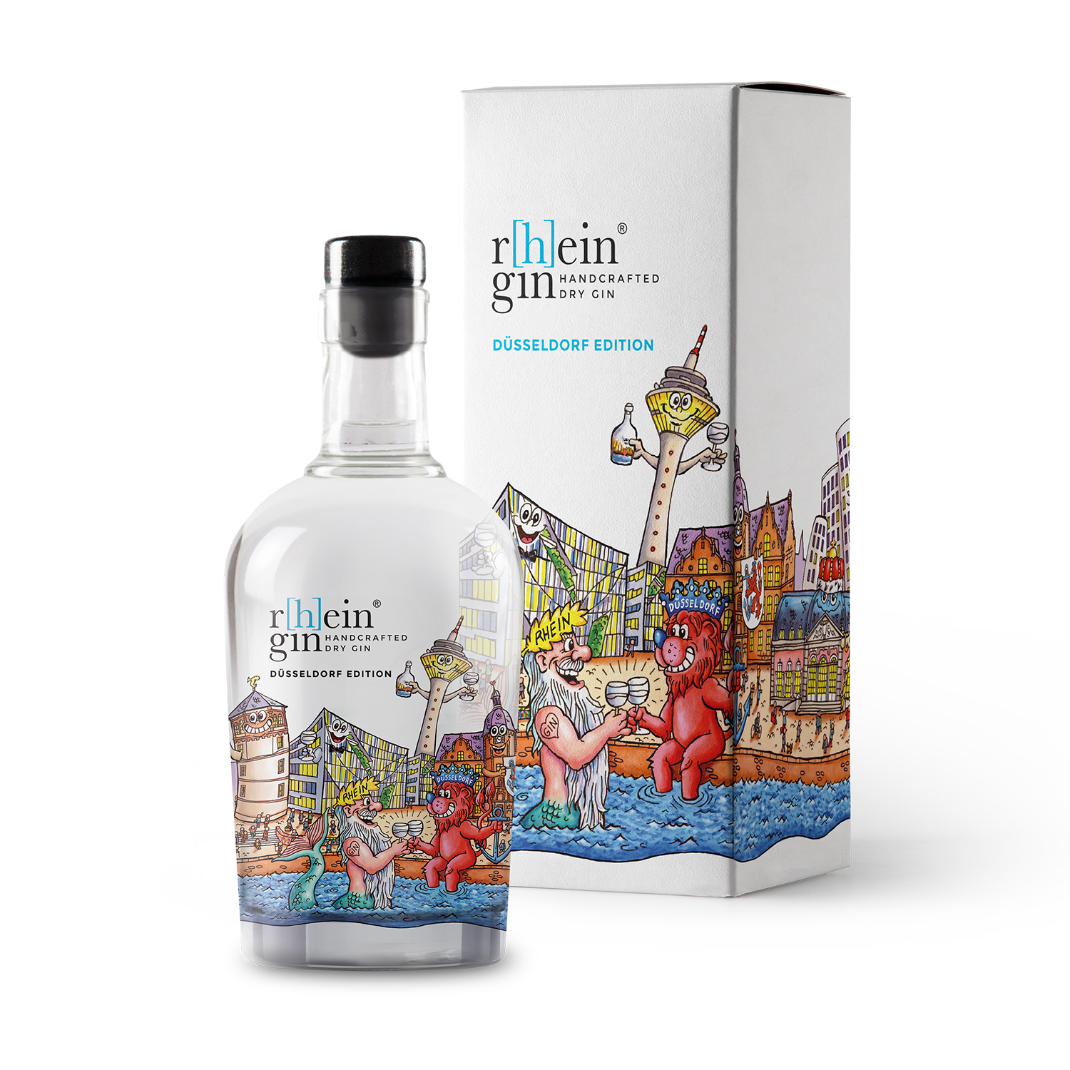 Handcrafted Dry Gin - r[h]eingin - Tilly Düsseldorf Edition