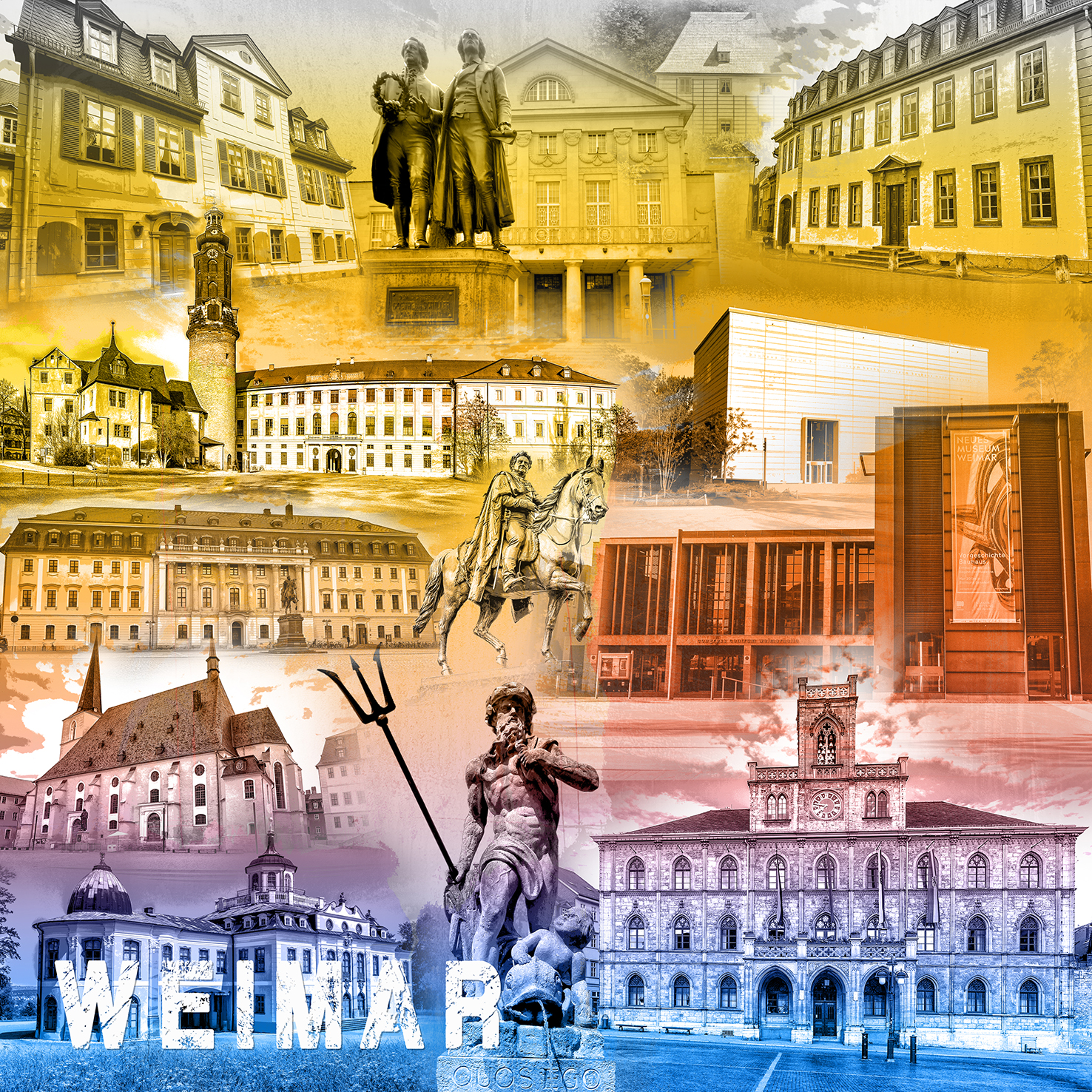 Stadtcollage Weimar
