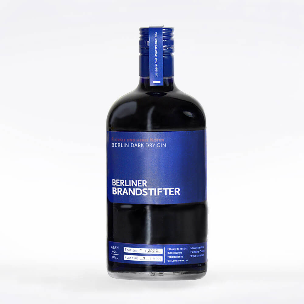 Dark Dry Gin Set mit Jutebeutel – Berliner Brandstifter