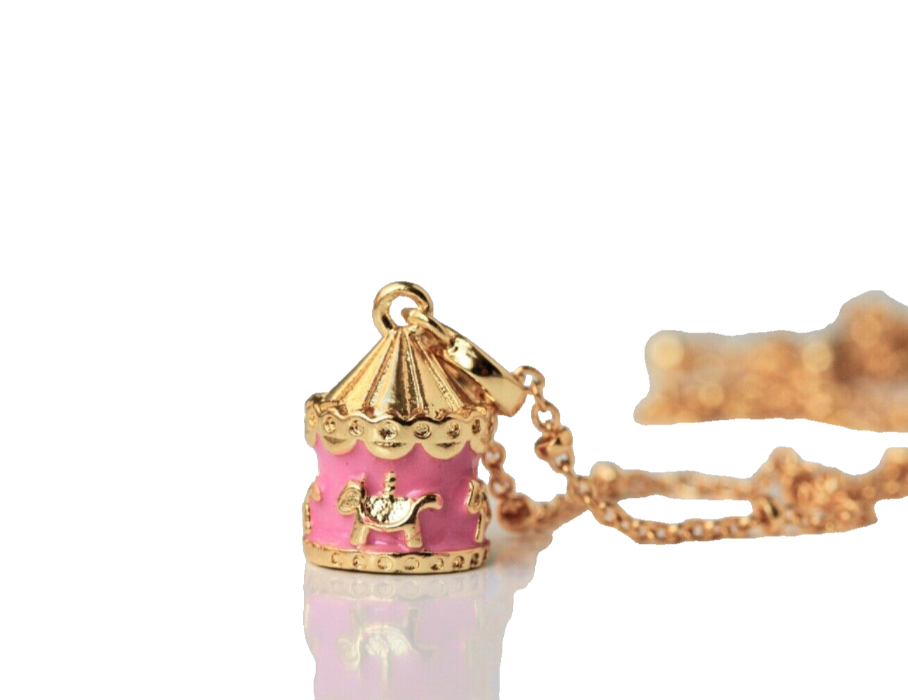 Halskette mit Karusell Charm 