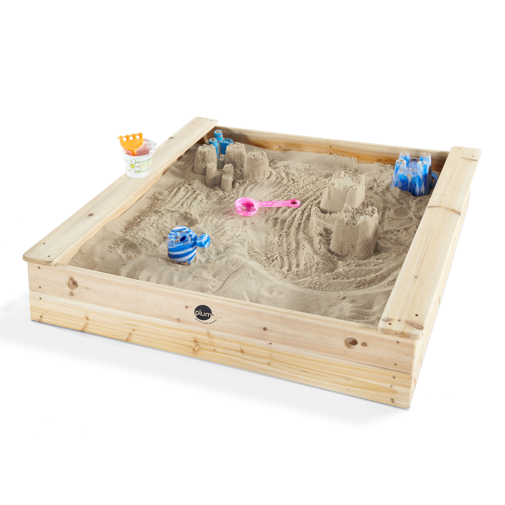 Sandkasten aus Holz