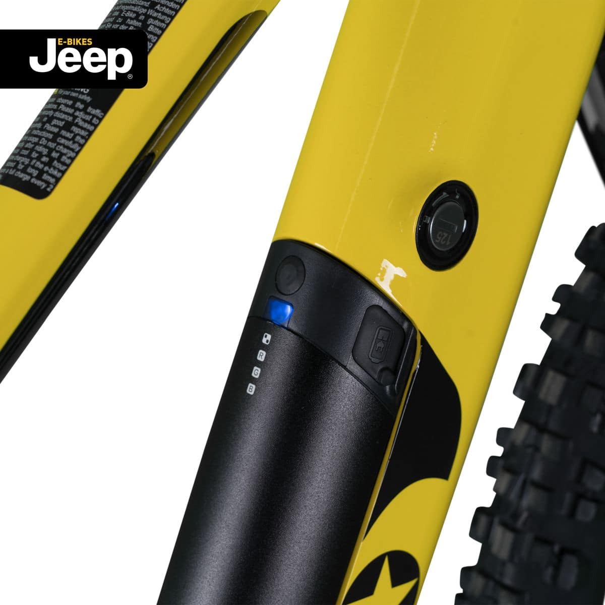 Jeep Teen E-Bike TR 7002, 24", Shimano 7-Gang Kettenschaltung, yellow