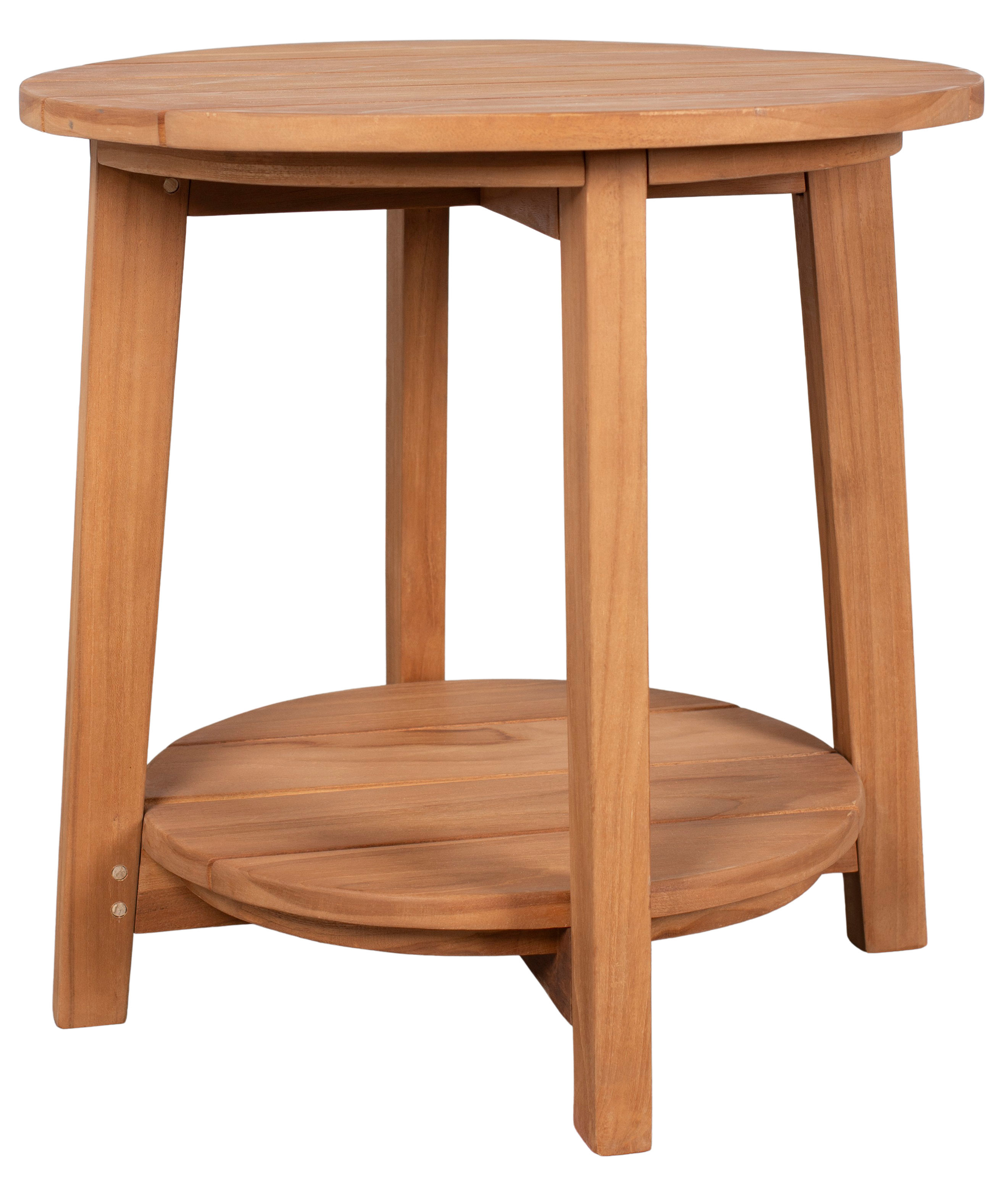 Beistelltische Teakholz rund – Milton