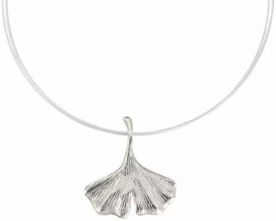 Kette mit Ginkgo Anhänger - Petra Waszak